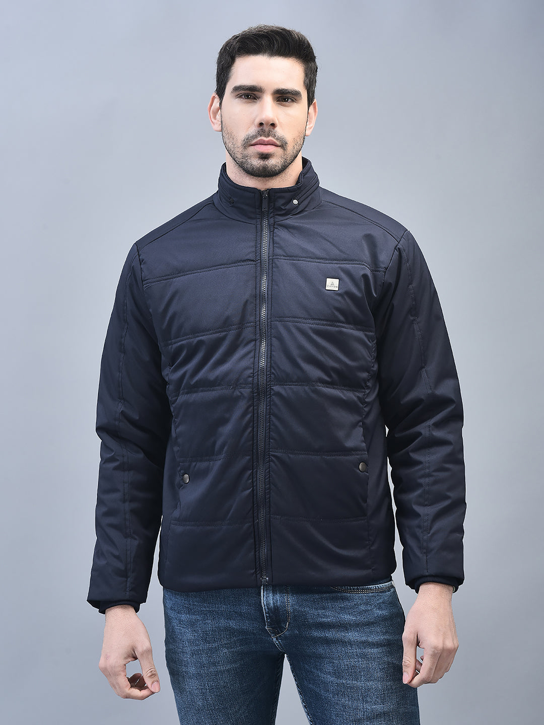 Canoe Men Full Sleeve Bomber Jacket