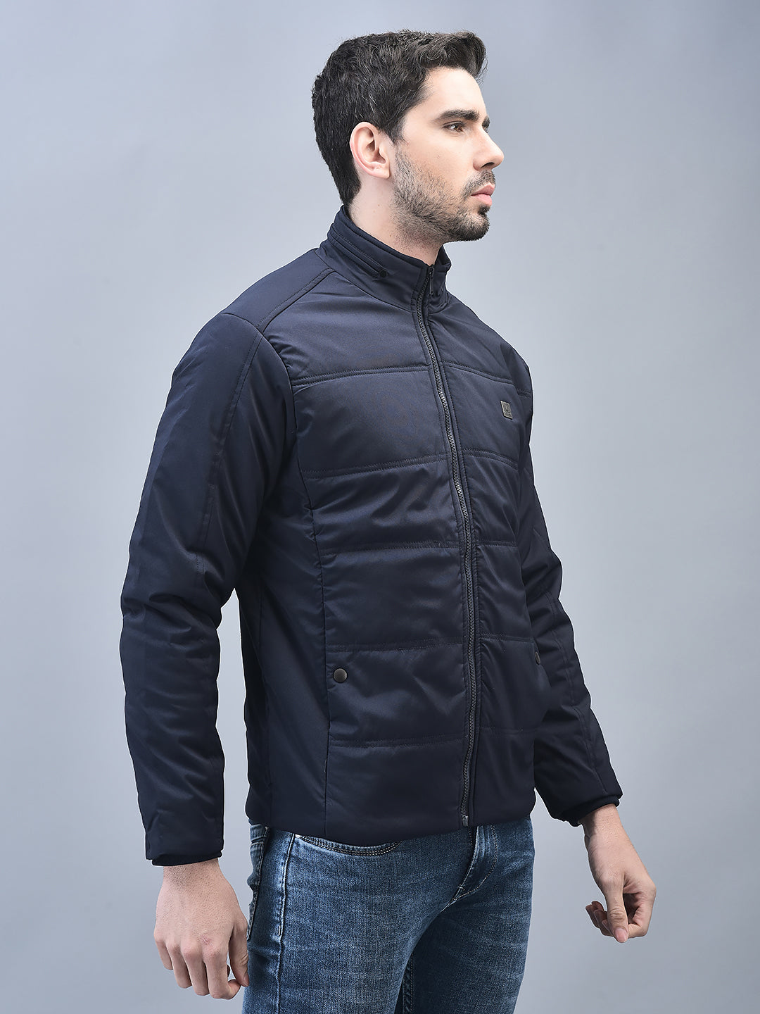 Canoe Men Full Sleeve Bomber Jacket