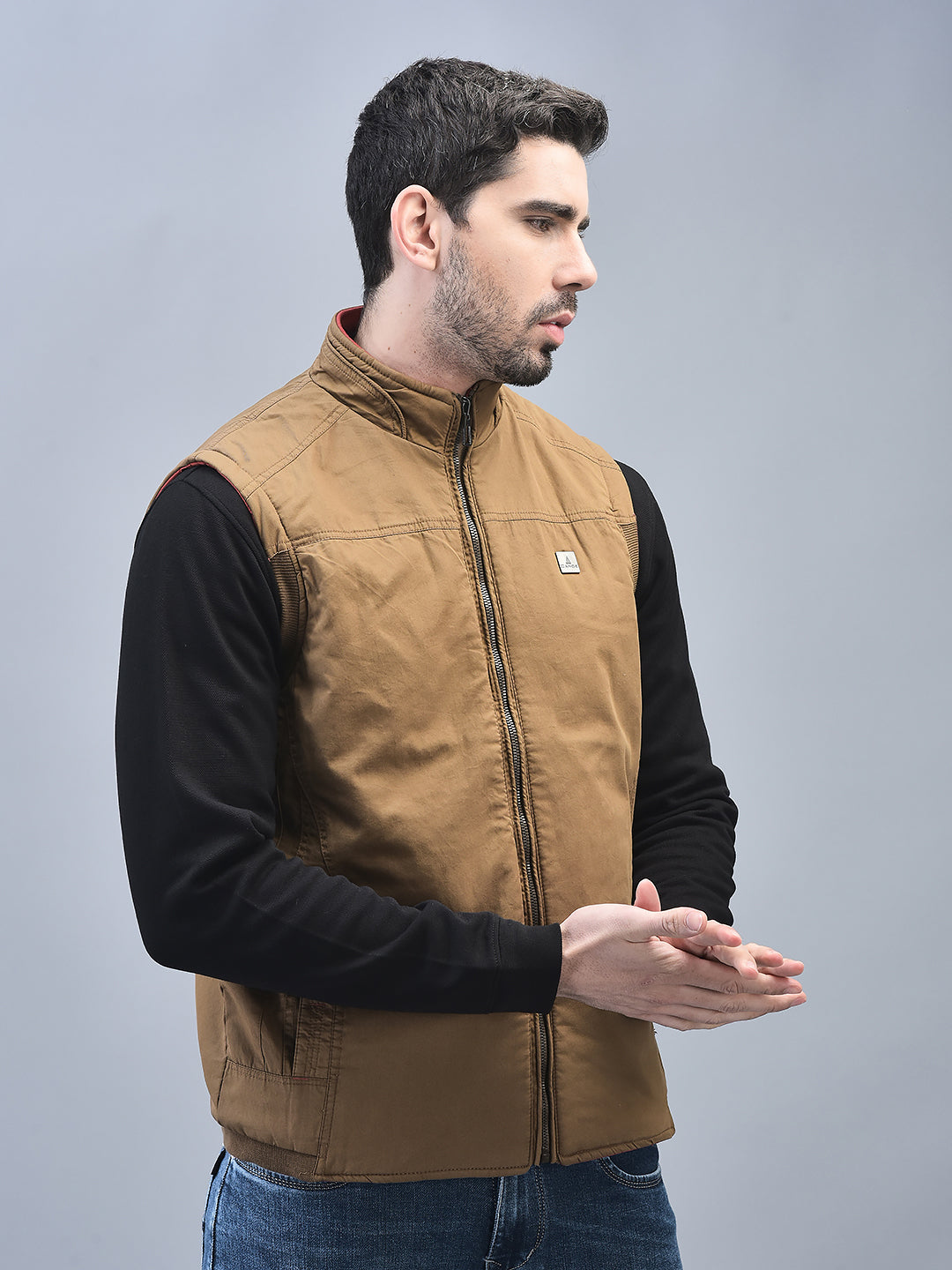 Canoe Men Full Sleeve Bomber Jacket