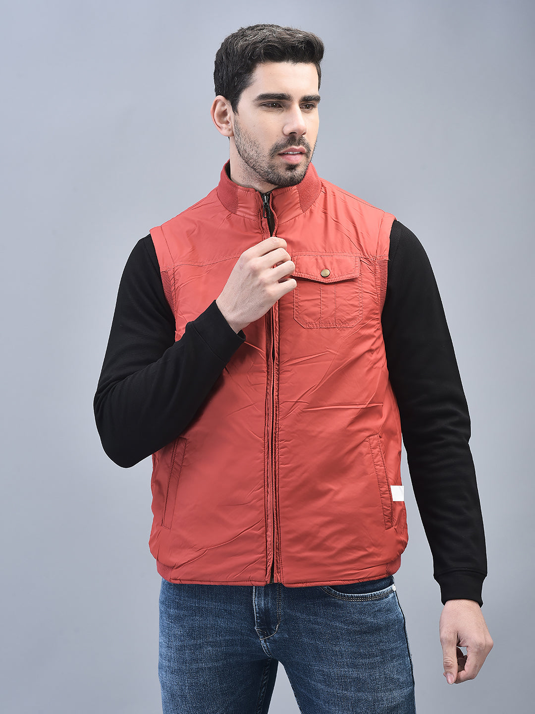 Canoe Men Full Sleeve Bomber Jacket