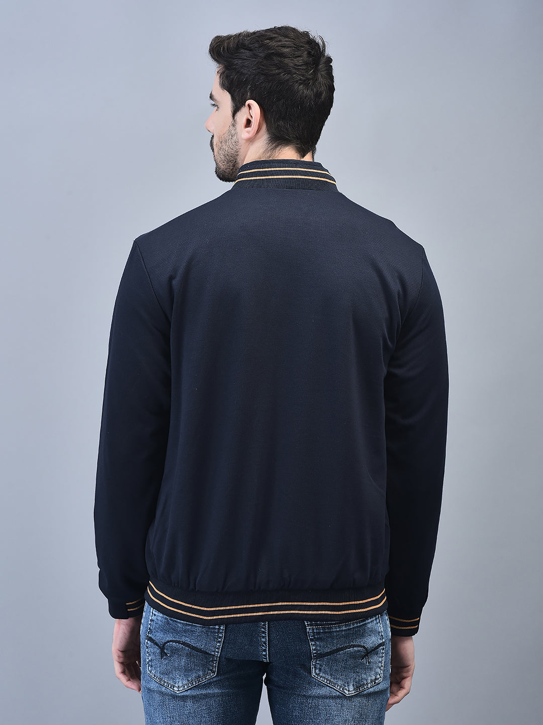 Canoe Men Full Sleeve Bomber Jacket