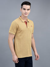 Load image into Gallery viewer, Canoe Men Short Sleeve Polo Neck Solid Pattern T-Shirt

