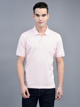 Load image into Gallery viewer, Canoe Men Short Sleeve Polo Neck Solid Pattern T-Shirt
