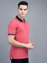 Load image into Gallery viewer, Canoe Men Short Sleeve Polo Neck Solid Pattern T-Shirt
