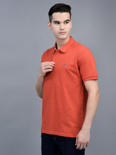 Load image into Gallery viewer, Canoe Men Short Sleeve Polo Neck Solid Pattern T-Shirt
