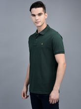 Load image into Gallery viewer, Canoe Men Short Sleeve Polo Neck Solid Pattern T-Shirt
