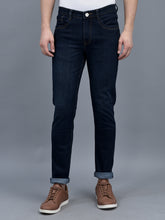 Load image into Gallery viewer, Canoe Men Regular fit Mid-Rise Full Length Five Pockets Denim Trouser
