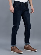 Load image into Gallery viewer, Canoe Men Regular fit Mid-Rise Full Length Five Pockets Denim Trouser
