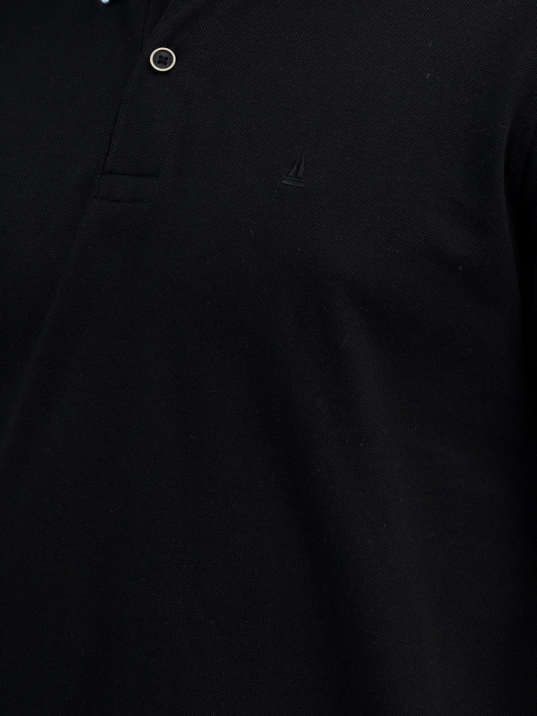 Canoe Men Short Sleeve Polo Neck SOLID Pattern T-Shirt