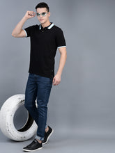 Load image into Gallery viewer, Canoe Men Short Sleeve Polo Neck SOLID Pattern T-Shirt
