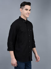Load image into Gallery viewer, Canoe Men Long Sleeve Button Down Collar Casual Shirt
