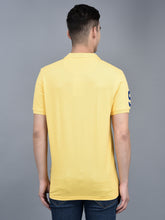 Load image into Gallery viewer, Canoe Men Short Sleeve Polo Neck Solid Pattern T-Shirt
