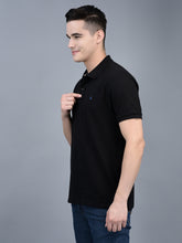 Load image into Gallery viewer, Canoe Men Short Sleeve Polo Neck Solid Pattern T-Shirt
