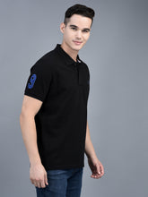 Load image into Gallery viewer, Canoe Men Short Sleeve Polo Neck Solid Pattern T-Shirt
