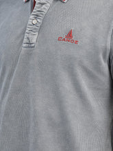 Load image into Gallery viewer, Canoe Men Short Sleeve Polo Neck Solid Pattern T-Shirt
