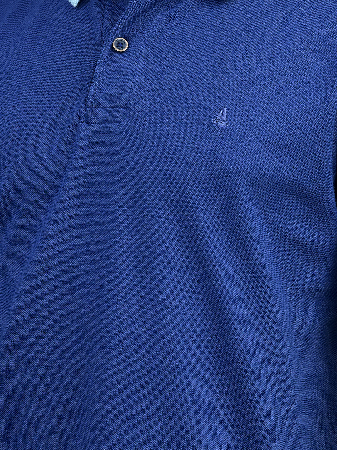 Canoe Men Short Sleeve Polo Neck SOLID Pattern T-Shirt