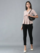 Load image into Gallery viewer, Canoe Women V-Neck Peplum Style Top
