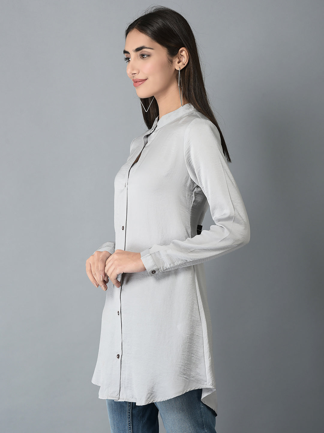 Canoe Women Mandarin Collar Tunic