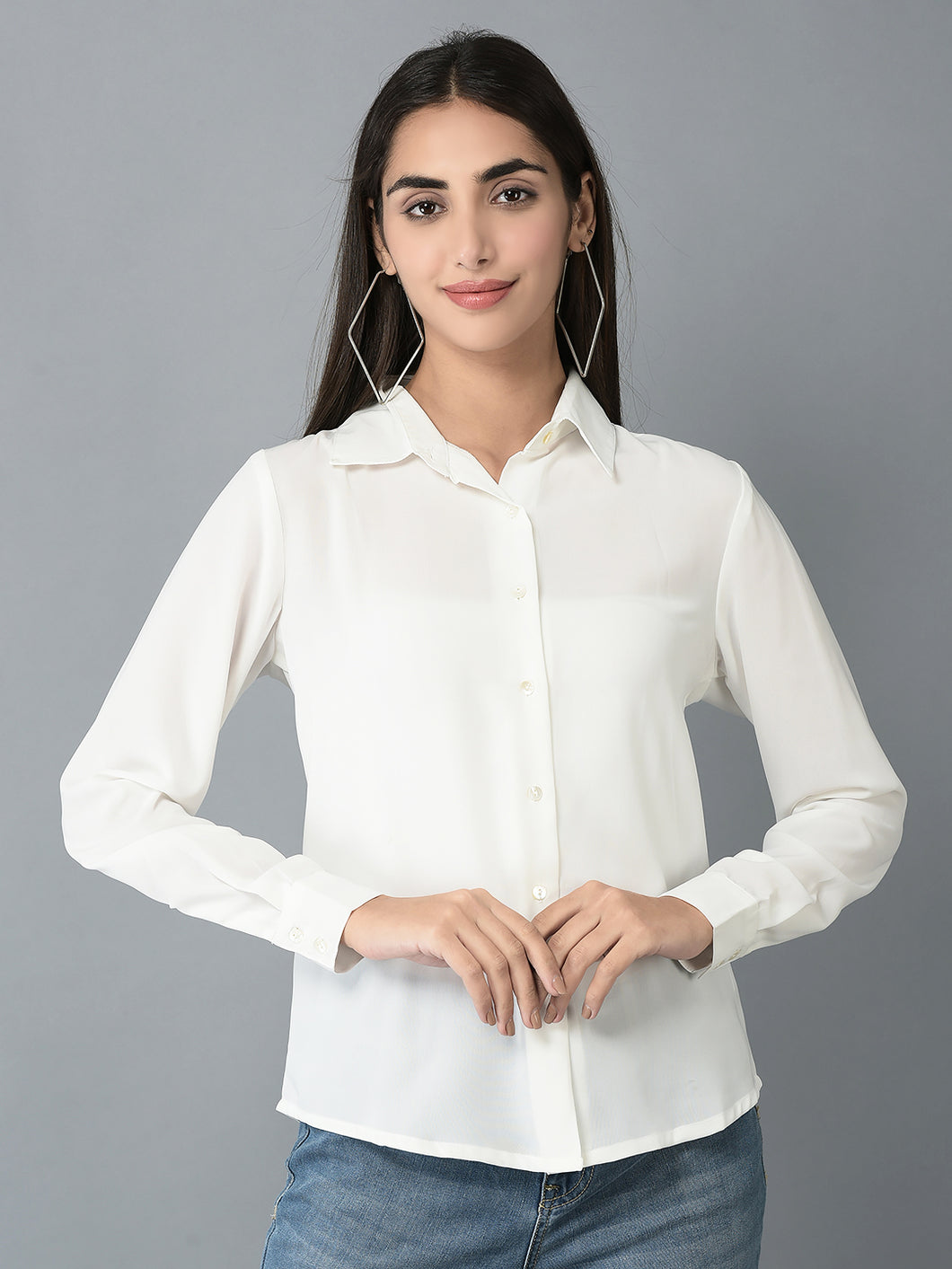 Copy of Copy of Canoe Women Drop Shoulder Sustainable Casual Shirt