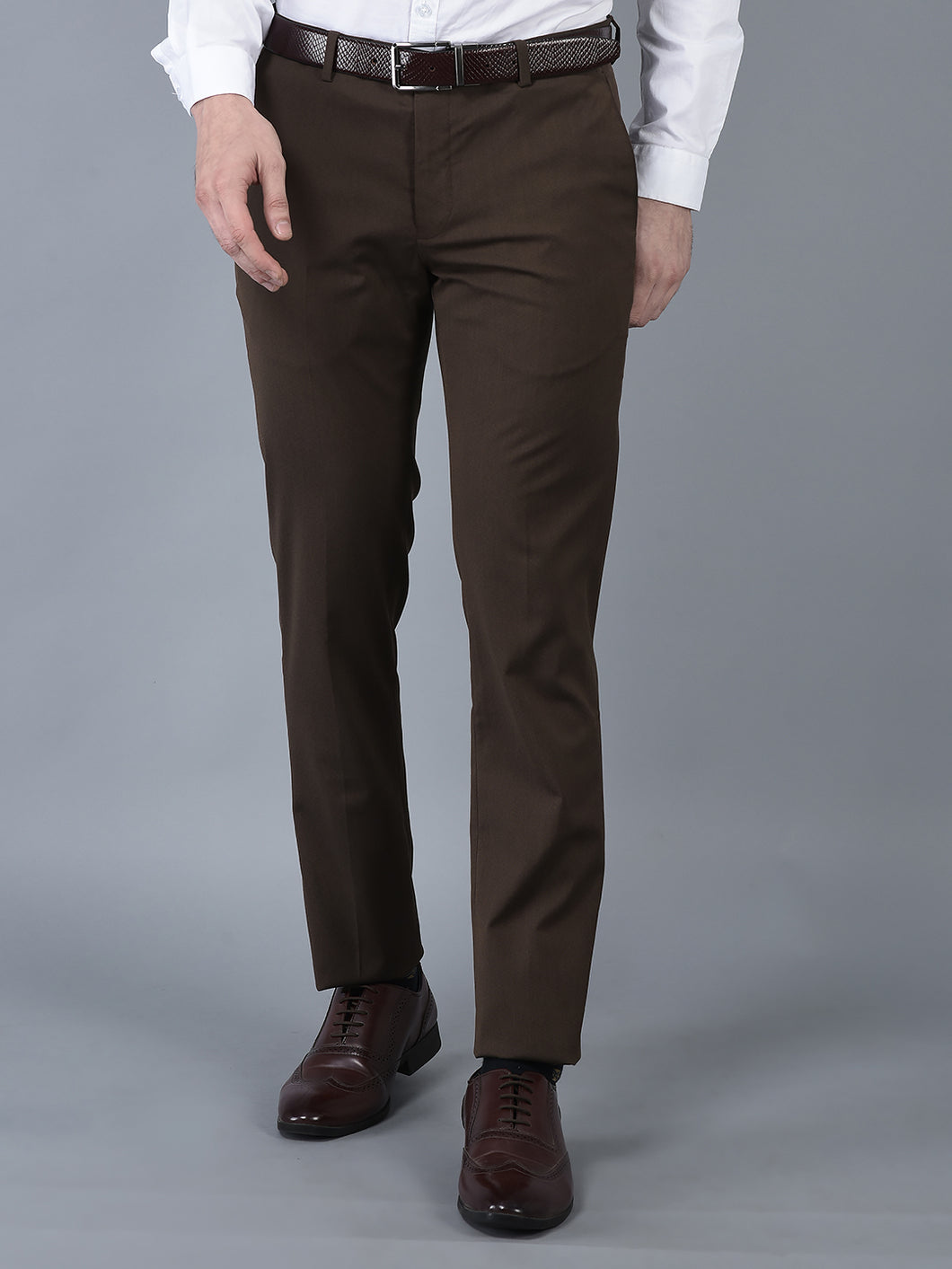 CANOE MEN Formal Trouser Two Front And Two Back Pocket