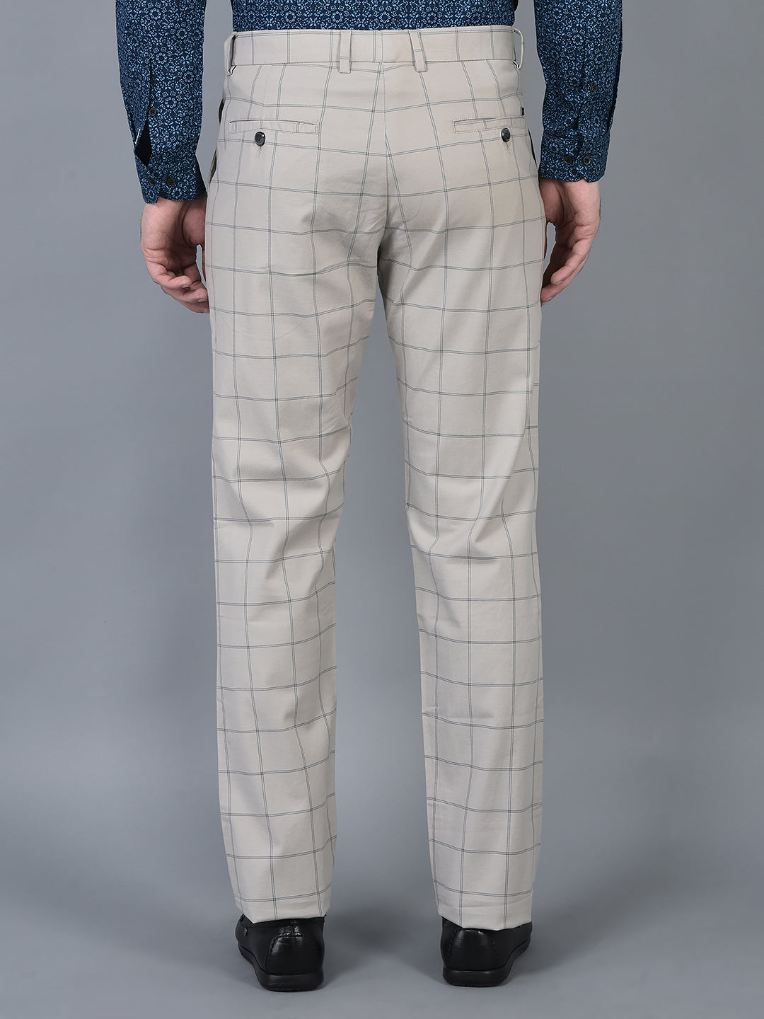 CANOE MEN Formal Trouser Beige Color