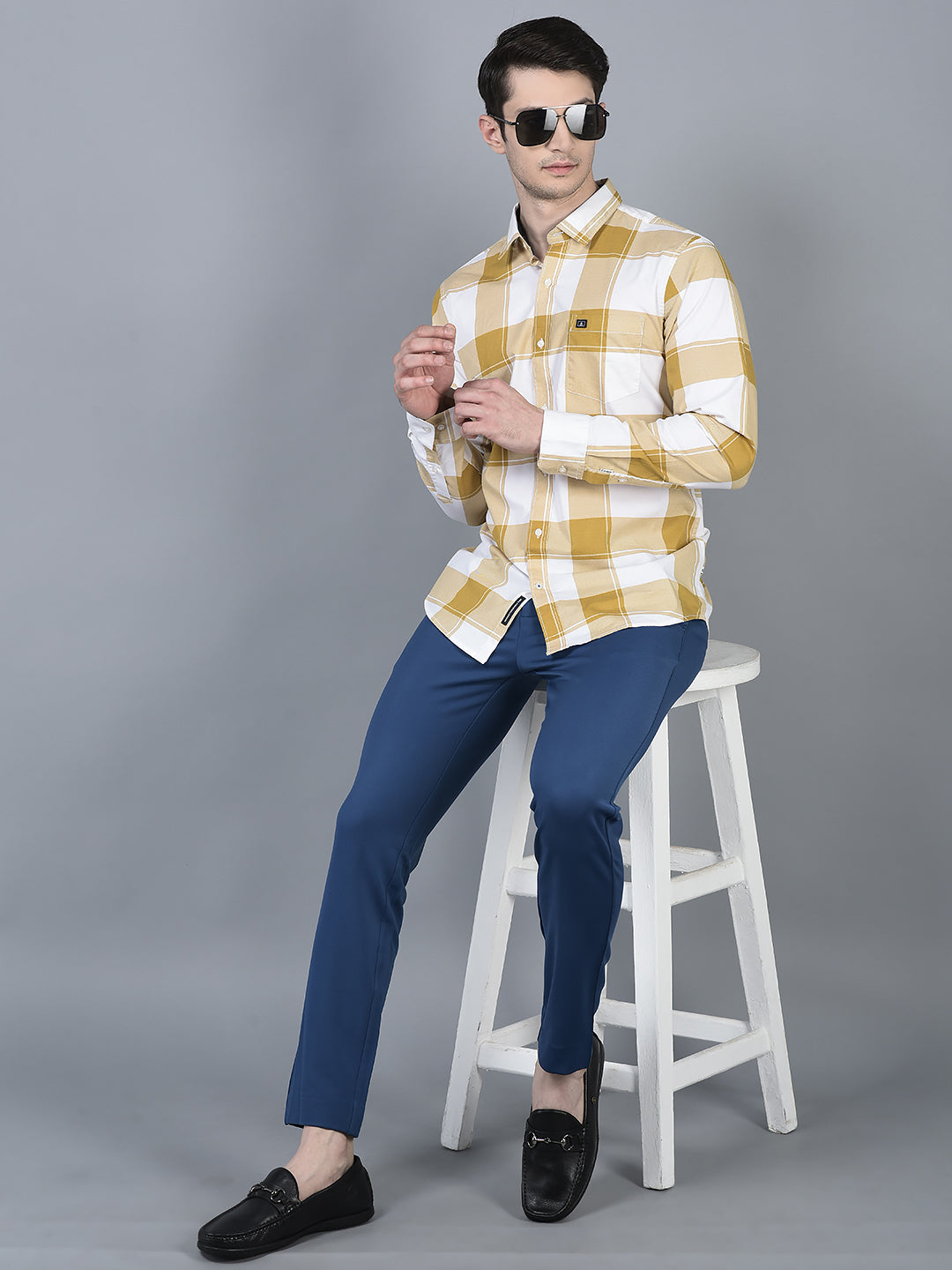 CANOE MEN Urban Trouser Full Length With Two Front Pocket And Two Back Pocket