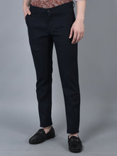 Load image into Gallery viewer, CANOE MEN Casual  Trouser NAVY Color Cotton Fabric Button Closure Checked

