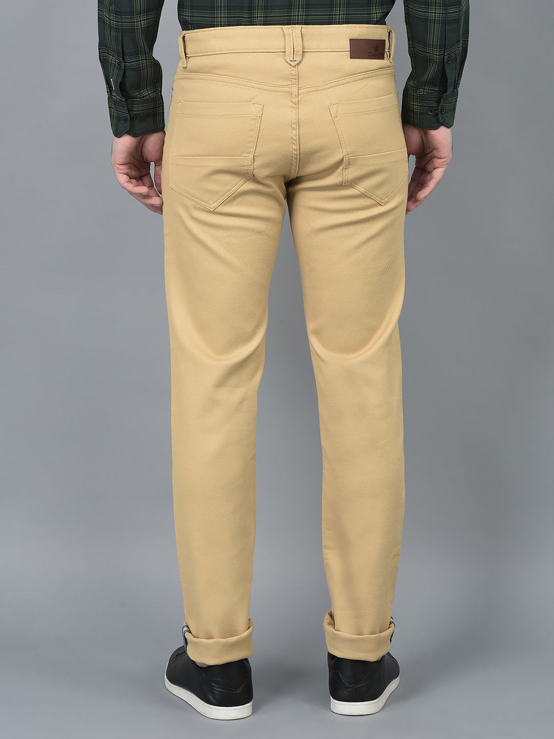 Canoe Men Casual Color Cotton Fabric Button Closure Faded