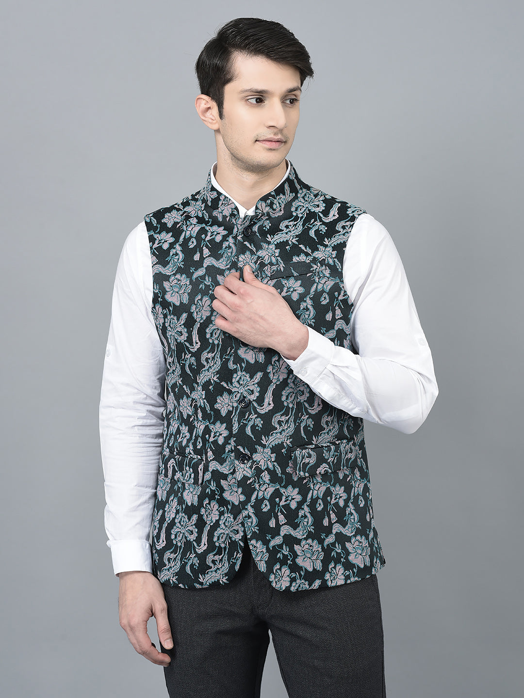 CANOE MEN Casual Waistcoat  Bluepink Color