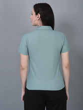 Load image into Gallery viewer, Canoe Women Short Sleeve Button Closer T-Shirt
