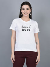 Load image into Gallery viewer, Canoe Women Short Sleeve Round Neck Print Pattern T-Shirt
