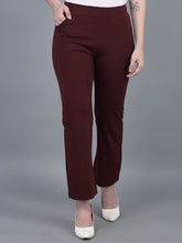 Load image into Gallery viewer, Canoe Women Elasticated Waistband Front Two Pocket Ankle Length
