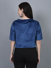 Load image into Gallery viewer, CANOE WOMEN Top  Blue Color
