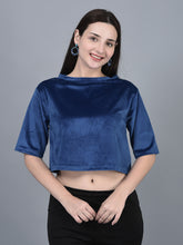 Load image into Gallery viewer, CANOE WOMEN Top  Blue Color

