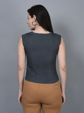 Load image into Gallery viewer, Canoe Women Sleeveless Sleeve Round Neck T-Shirt
