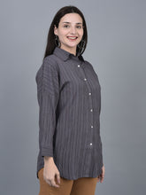 Load image into Gallery viewer, Copy of Copy of Canoe Women Shirt Collar Full Button Placket

