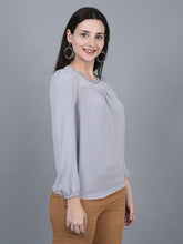 Load image into Gallery viewer, CANOE WOMEN Top  Grey Color
