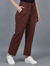 Load image into Gallery viewer, Canoe Women Trouser Ankle Length Button Closer
