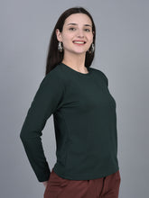 Load image into Gallery viewer, Canoe Women Long Sleeve Round Neck Regular Fit T-Shirt
