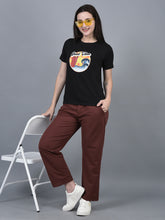 Load image into Gallery viewer, Canoe Women Short Sleeve Round Neck Printed Pattern
