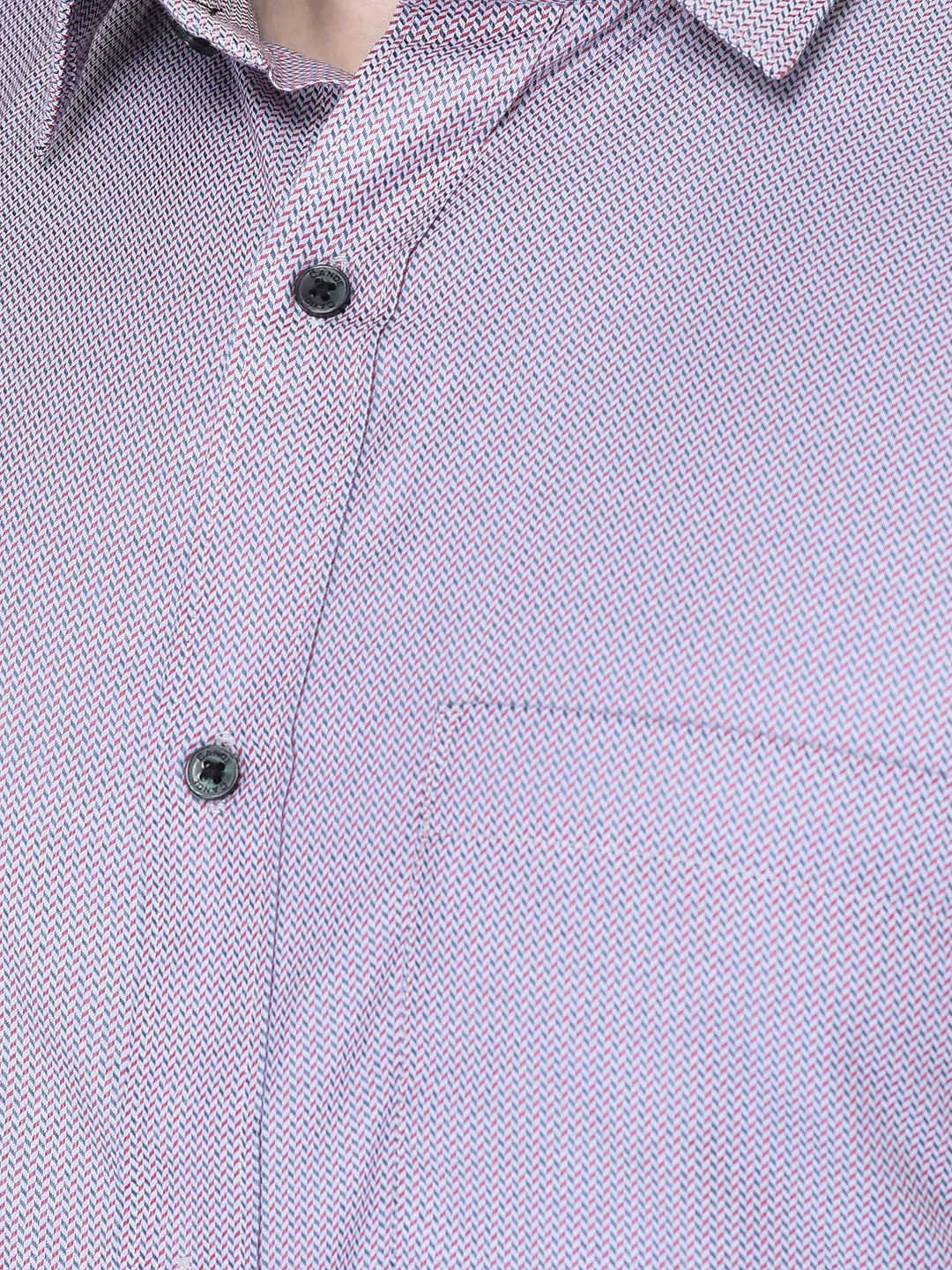 CANOE MEN Formal Shirt Purple Color Cotton Fabric Button Closure Printed