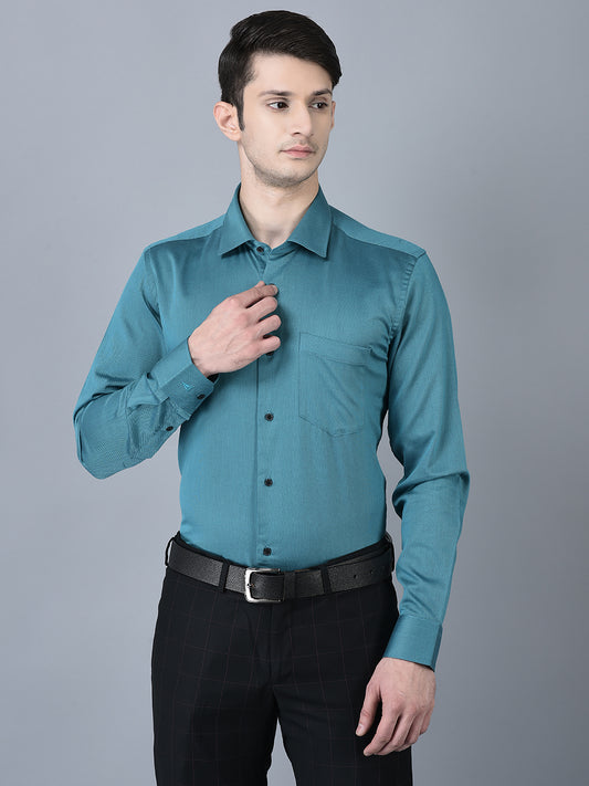 CANOE MEN Formal Shirt Color Cotton Fabric Button Closure