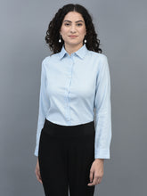 Load image into Gallery viewer, Canoe Women Full Sleeve Spread Collar Relaxed Fit Formal Shirt
