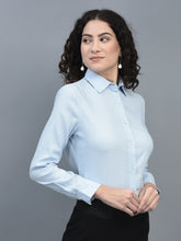 Load image into Gallery viewer, Canoe Women Full Sleeve Spread Collar Relaxed Fit Formal Shirt
