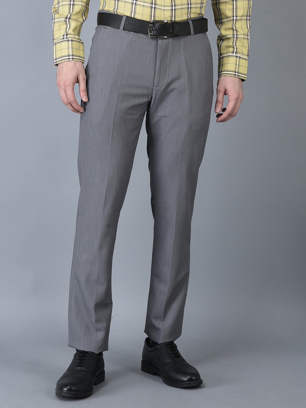 CANOE MEN Formal Trouser  Grey Color