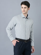 Load image into Gallery viewer, CANOE MEN Formal Shirt Green Color Cotton Fabric Button Closure Checked
