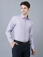 Load image into Gallery viewer, CANOE MEN Formal Shirt Purple Color Polyester Fabric Button Closure

