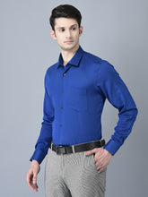 Load image into Gallery viewer, CANOE MEN Formal Shirt Blue Color Cotton Fabric Button Closure
