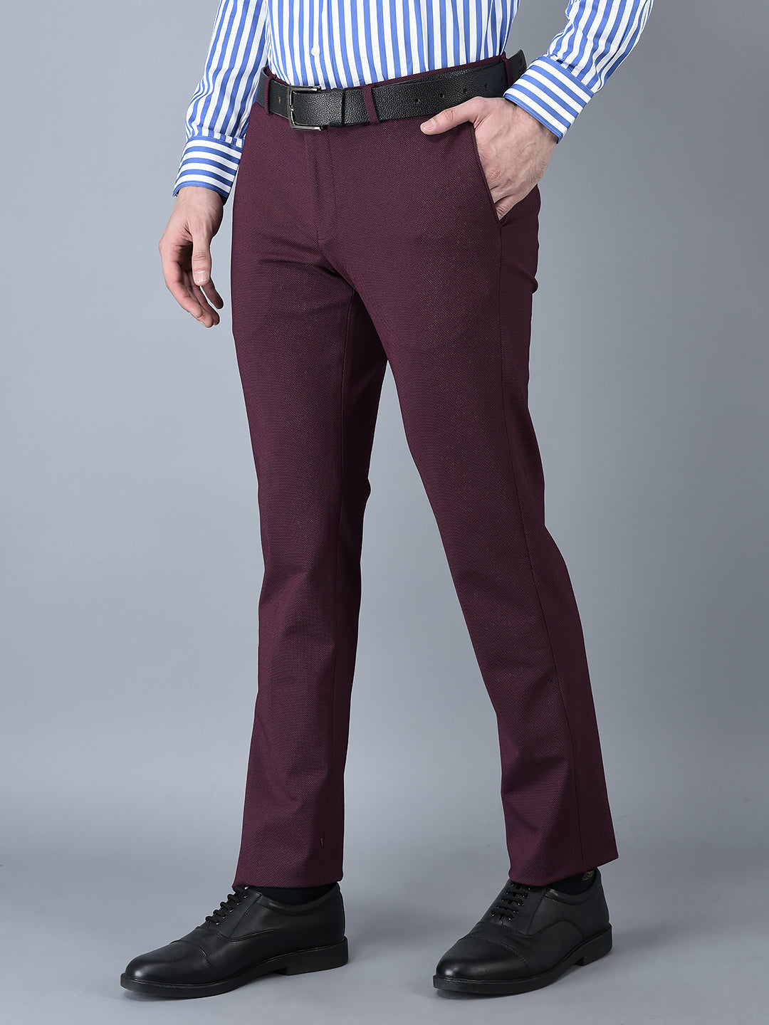 CANOE MEN Formal Trouser  Two Front Pocket And Two Back Pocket