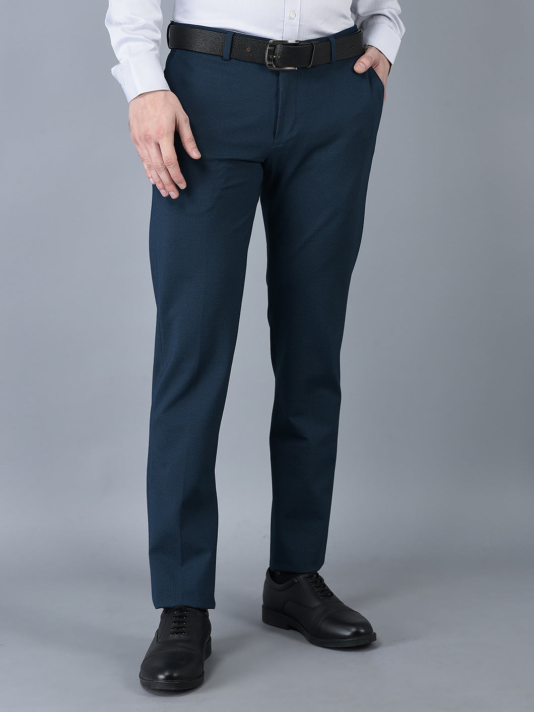 CANOE MEN Formal Trouser  BLUE Color